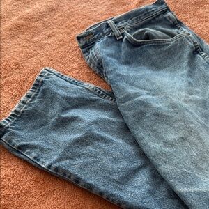 Wrangler Blue Relaxed Fit Jeans